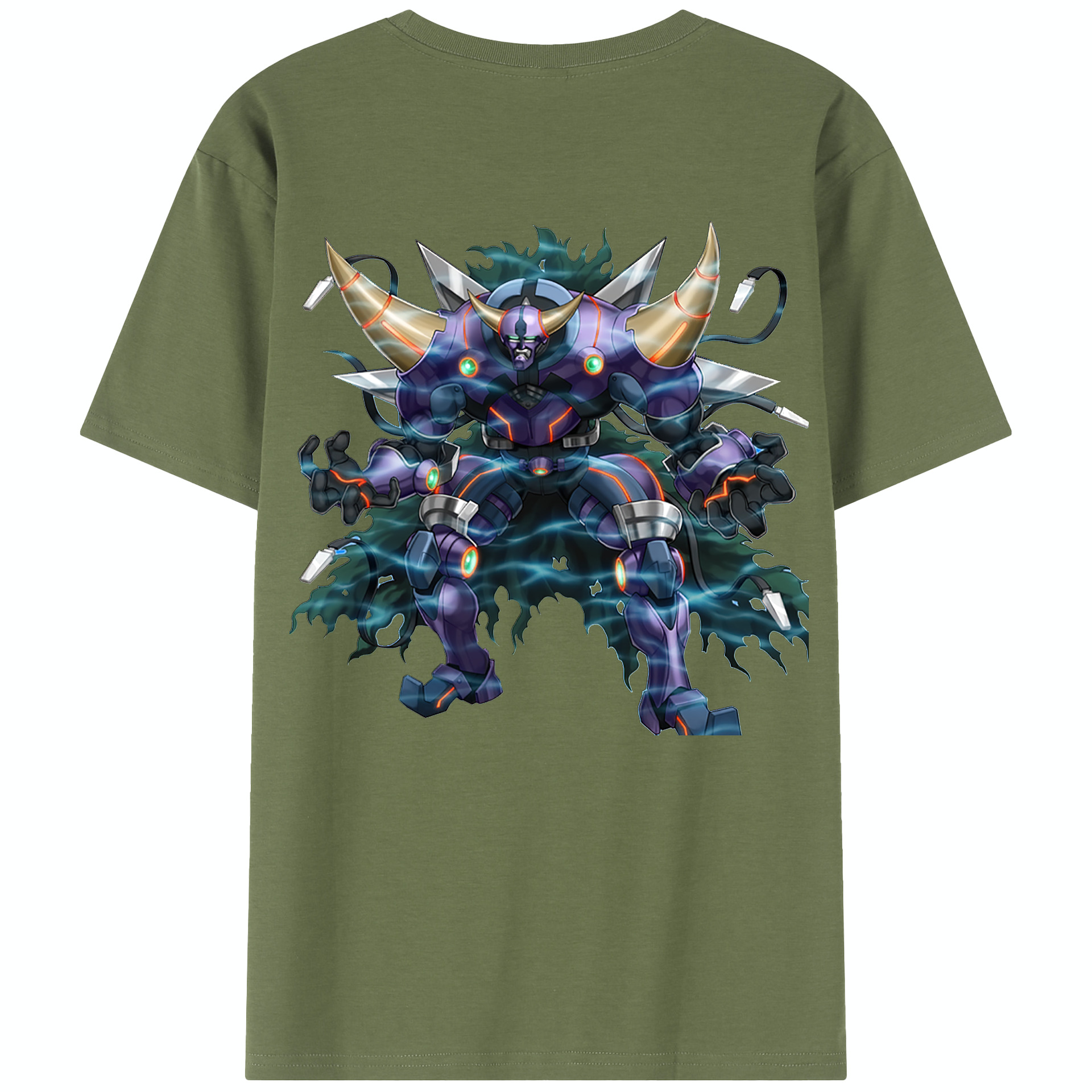 （画像用） 遊☆戯☆王 Yu-Gi-Oh! 綿100％半袖Tシャツ（背面プリント）